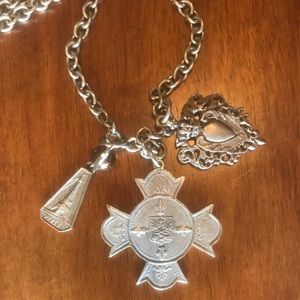 French Kande Vintage Chain Necklace 17”